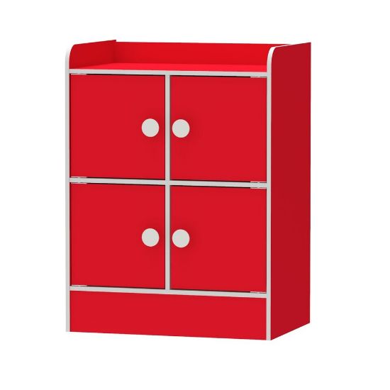 Picture of Maple Leaf Storage Shelf 1647 Red